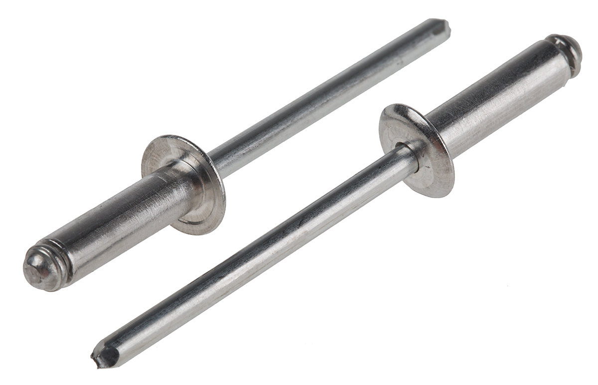 TAPD512BS | POP リベット (ブラインド), リベット径：4mm, 穴径