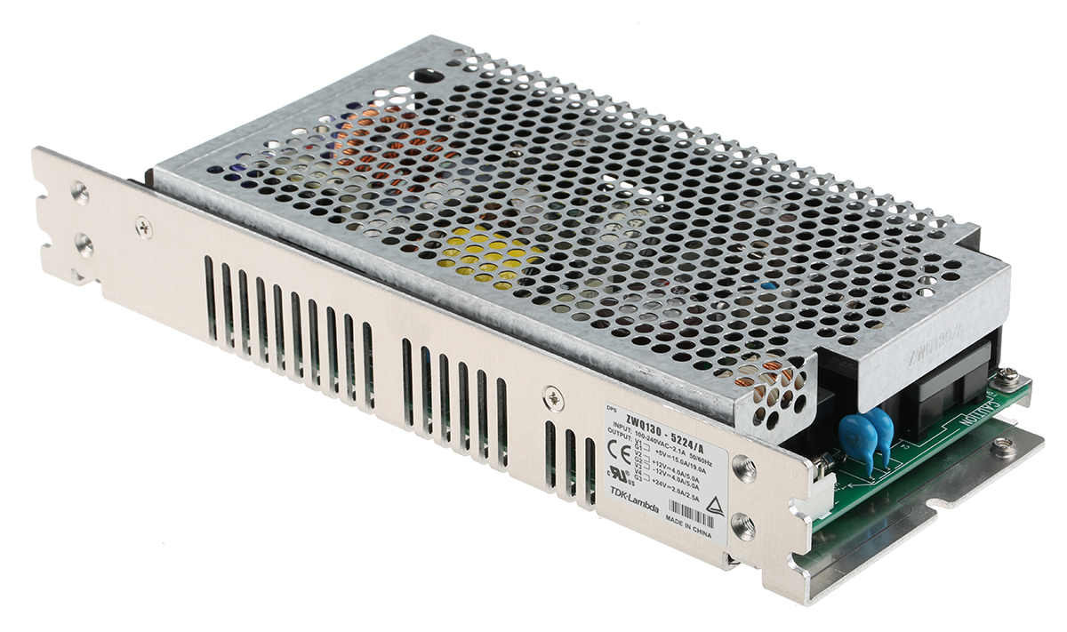 TDK-Lambda Switching Power Supply, ZWQ130-5224/A, 5 V dc