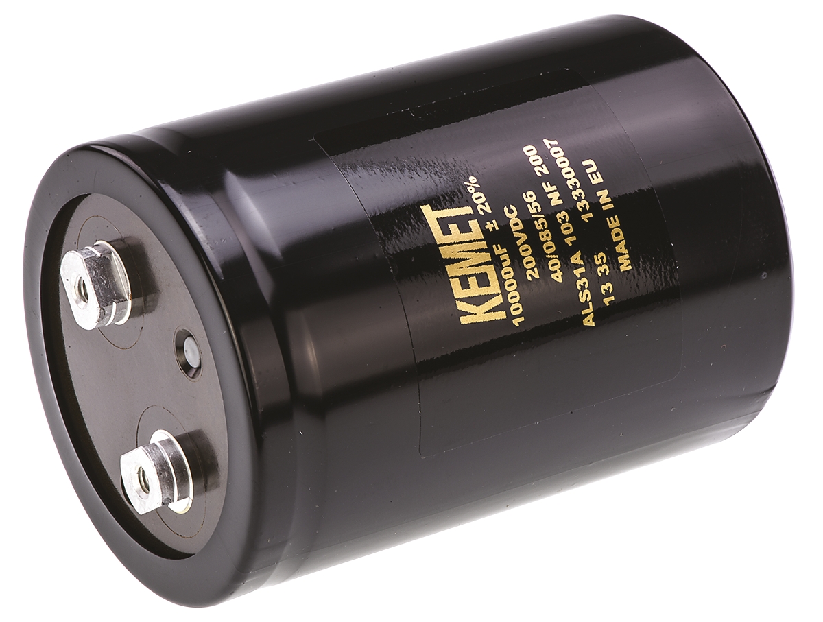 ALS31A103NF200 | KEMET 10000μF,200V dc コンデンサ ALS31A103NF200 | KEMET 10000μF,200V dc コンデンサ