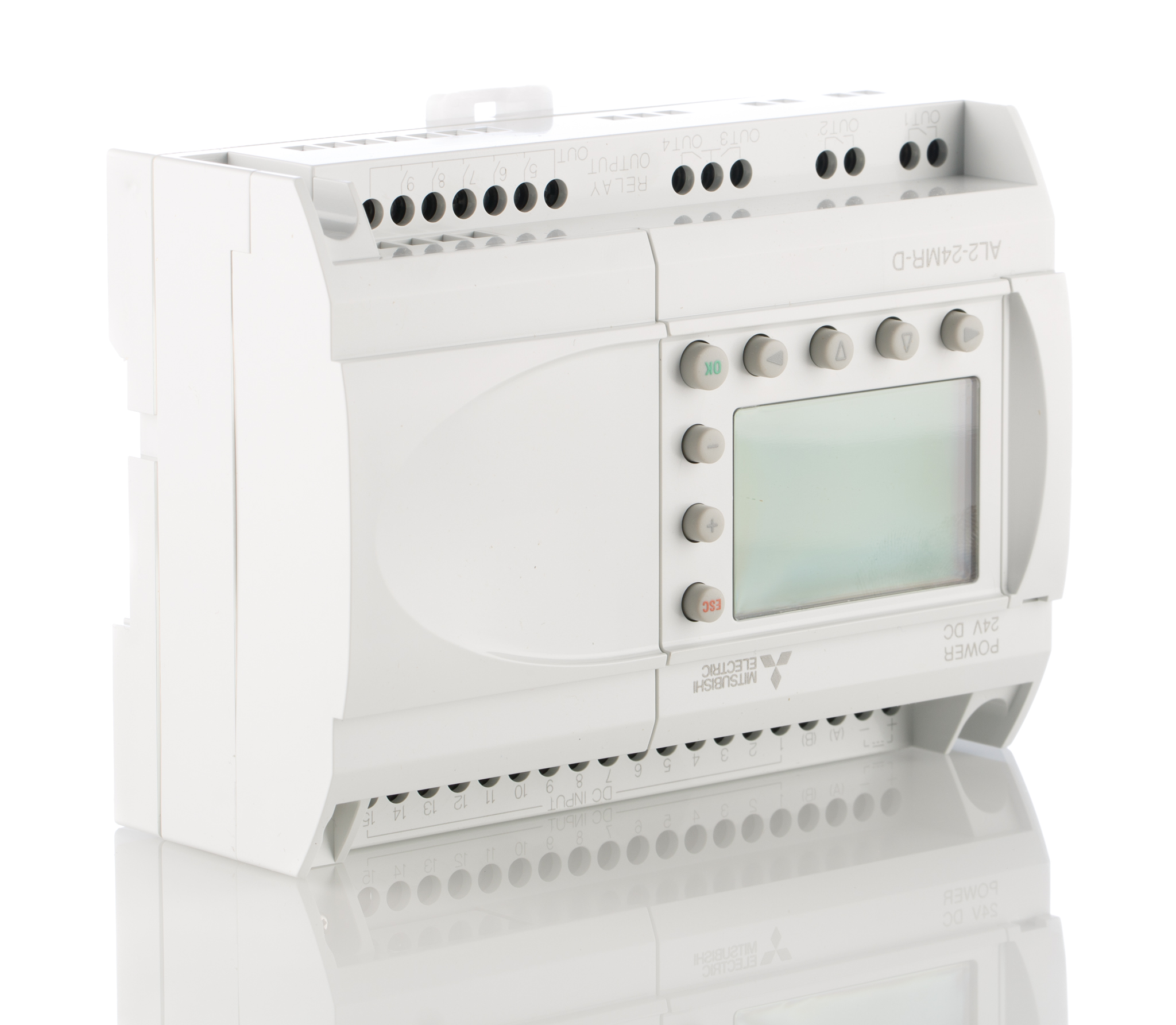 AL2-24MR-D | Mitsubishi Alpha 2 Series Logic Module, 24 V dc Supply ...
