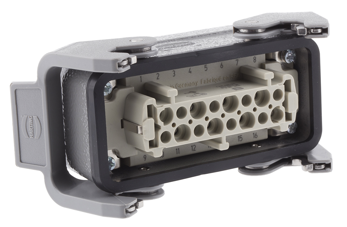 HARTING ヘビーデューティパワーコネクタ, 16極, 16A, 500 V 