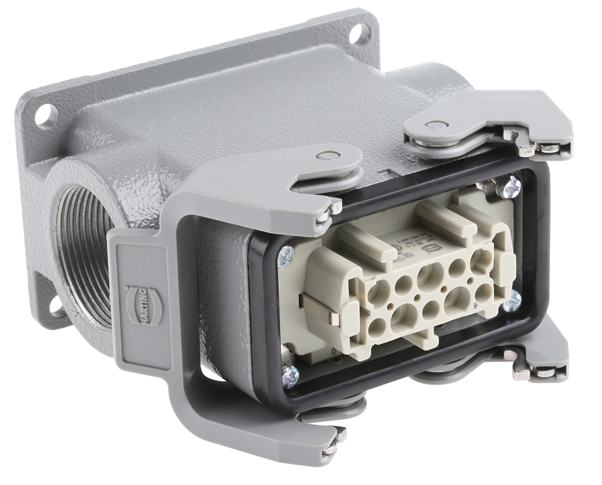 HARTING ヘビーデューティパワーコネクタ, 10極, 16A, 500 V 