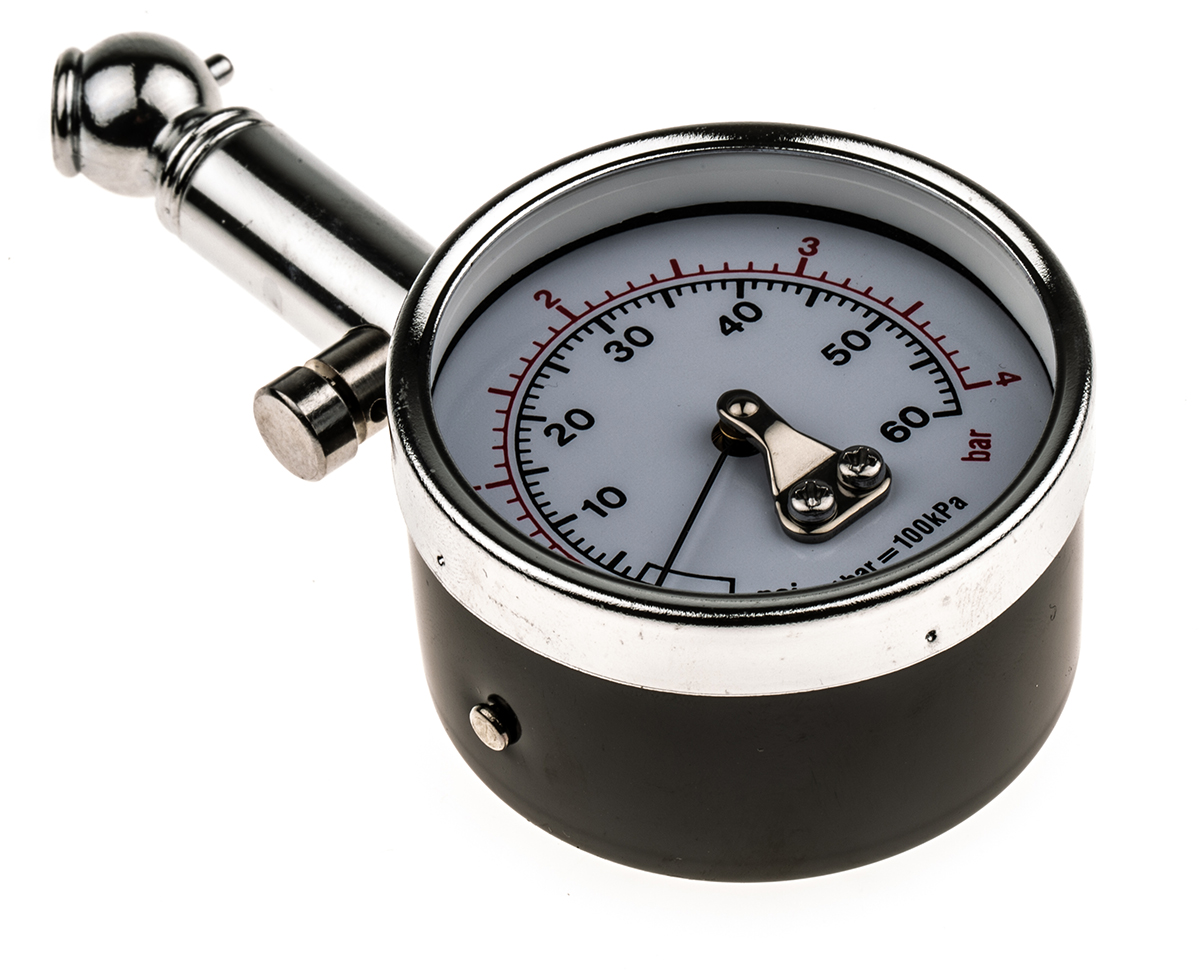 RS PRO Tyre Pressure Gauge RS