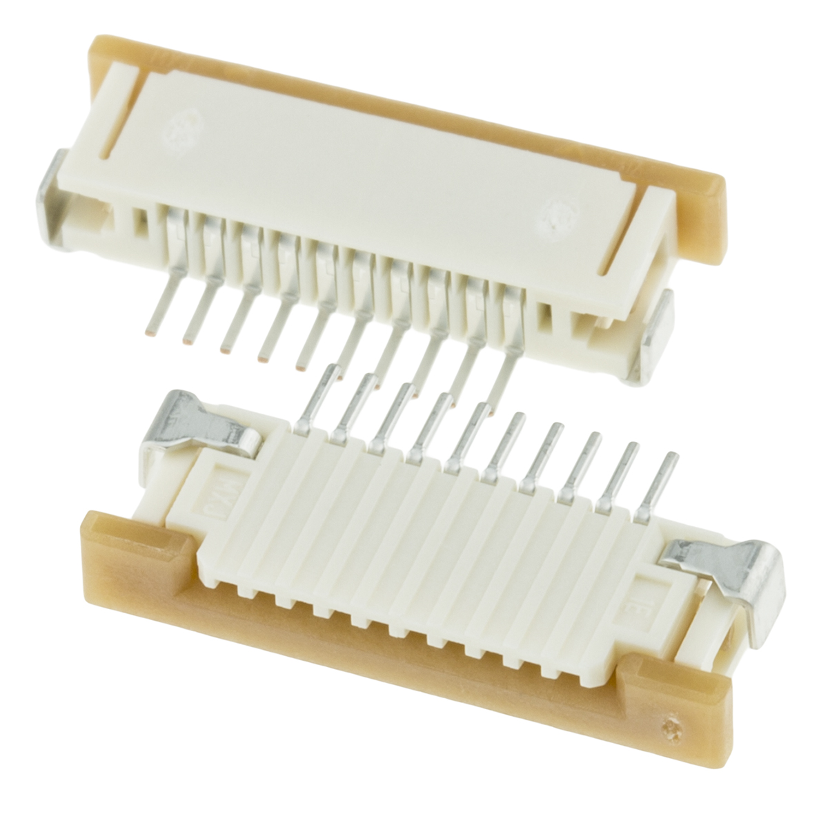 Molex, Easy-On, 52271 1mm Pitch 10 Way Right Angle Female FPC Connector,  ZIF Bottom Contact