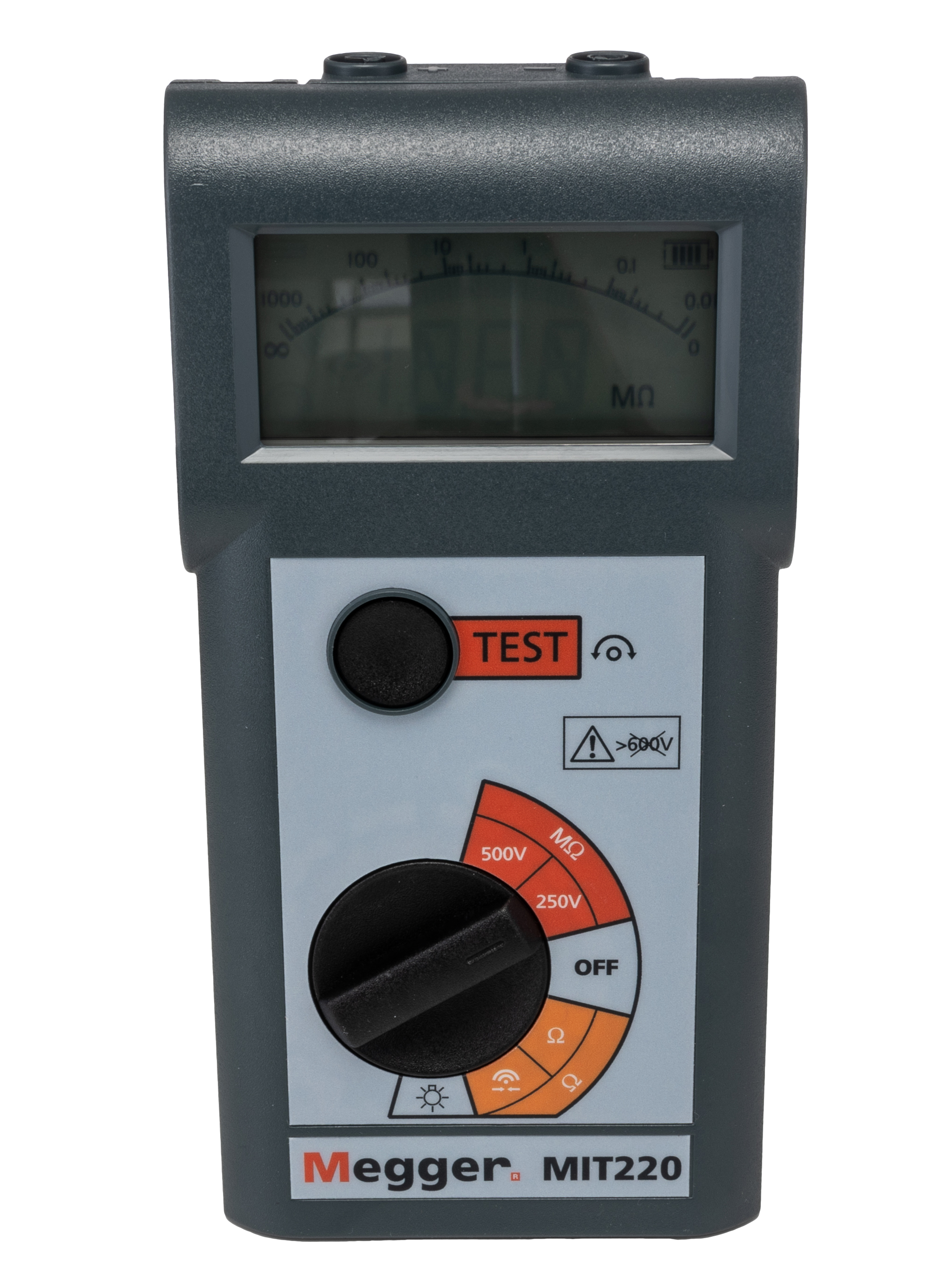 Megger MIT220 Insulation Continuity Tester 250V Min 500V dc Max 999M Max CAT III 300V