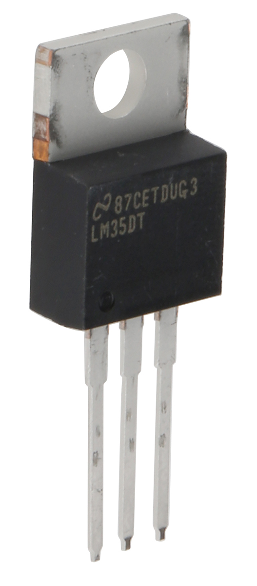 LM35DT/NOPB | Texas Instruments 温度センサ IC, ±0.6°C, アナログ, 3-Pin TO-220 | RS