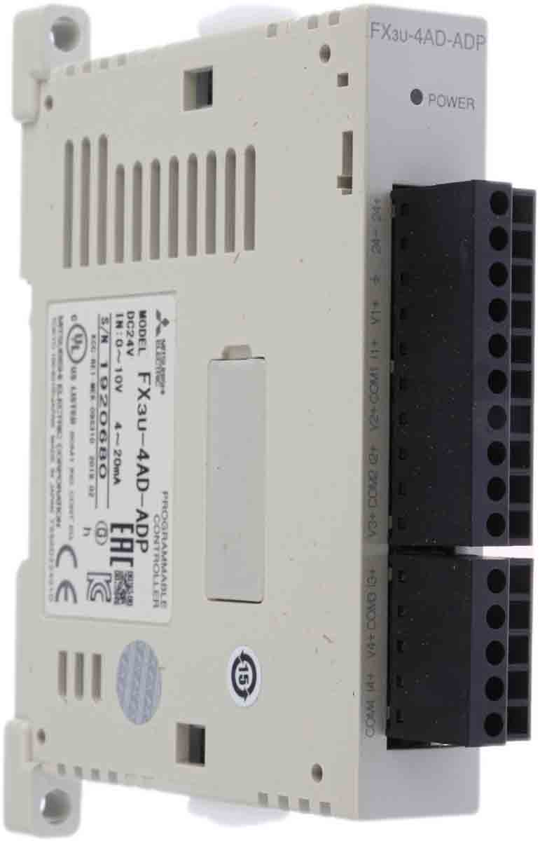 三菱電機 PLC I/Oモジュール FX3U-4AD-ADP PLC I/Oモジュール FX3Uシリーズ用 | RS