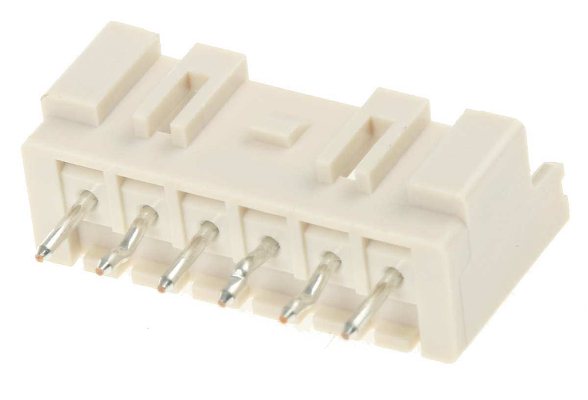 完成品　確認用 B06B-XASK-1 (LF)(SN) | JST ストレート 基板接続用ピンヘッダ 6