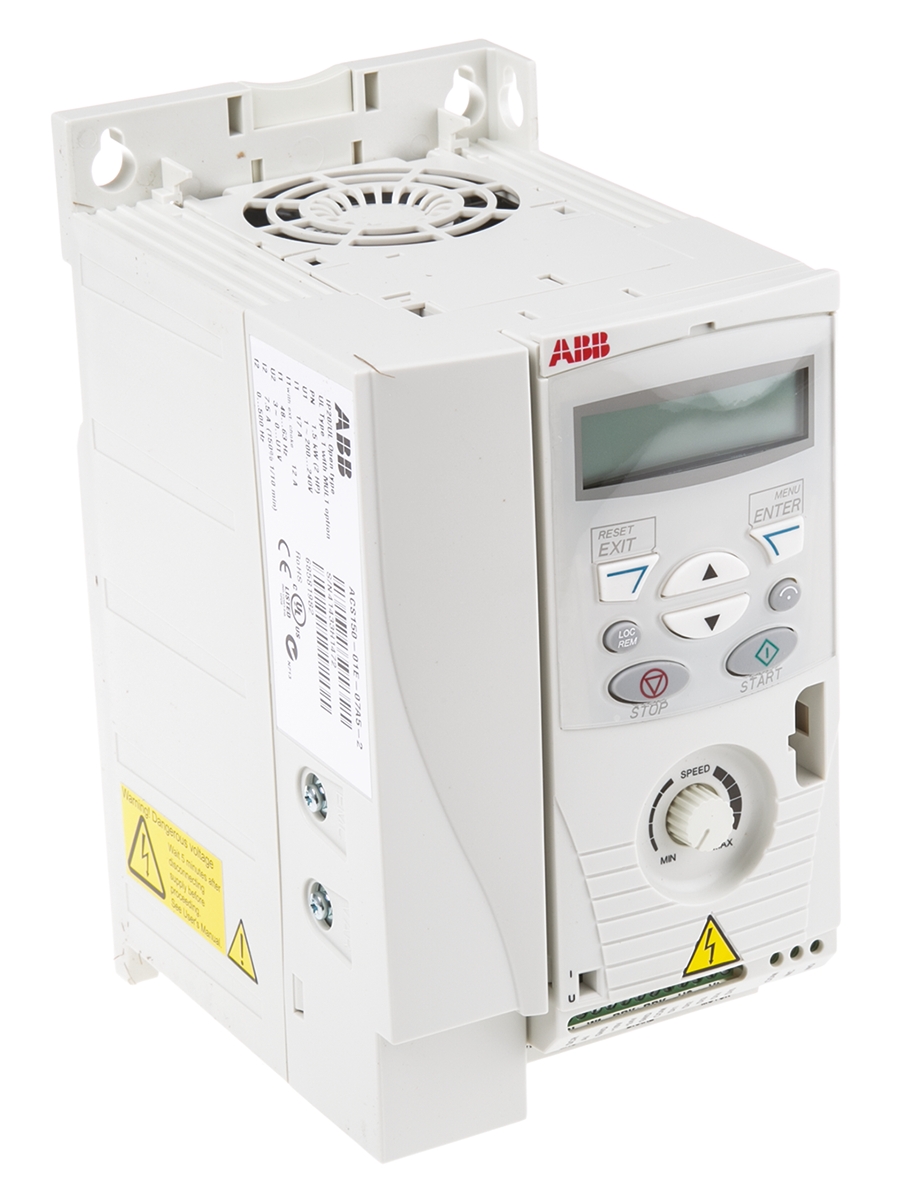 ACS150-01E-07A5-2 | ABB インバータ 1.5 kW 230 V 1相, ACS150 | RS ACS150-01E-07A5-2 | ABB インバータ 1.5 kW 230 V 1相, ACS150 | RS