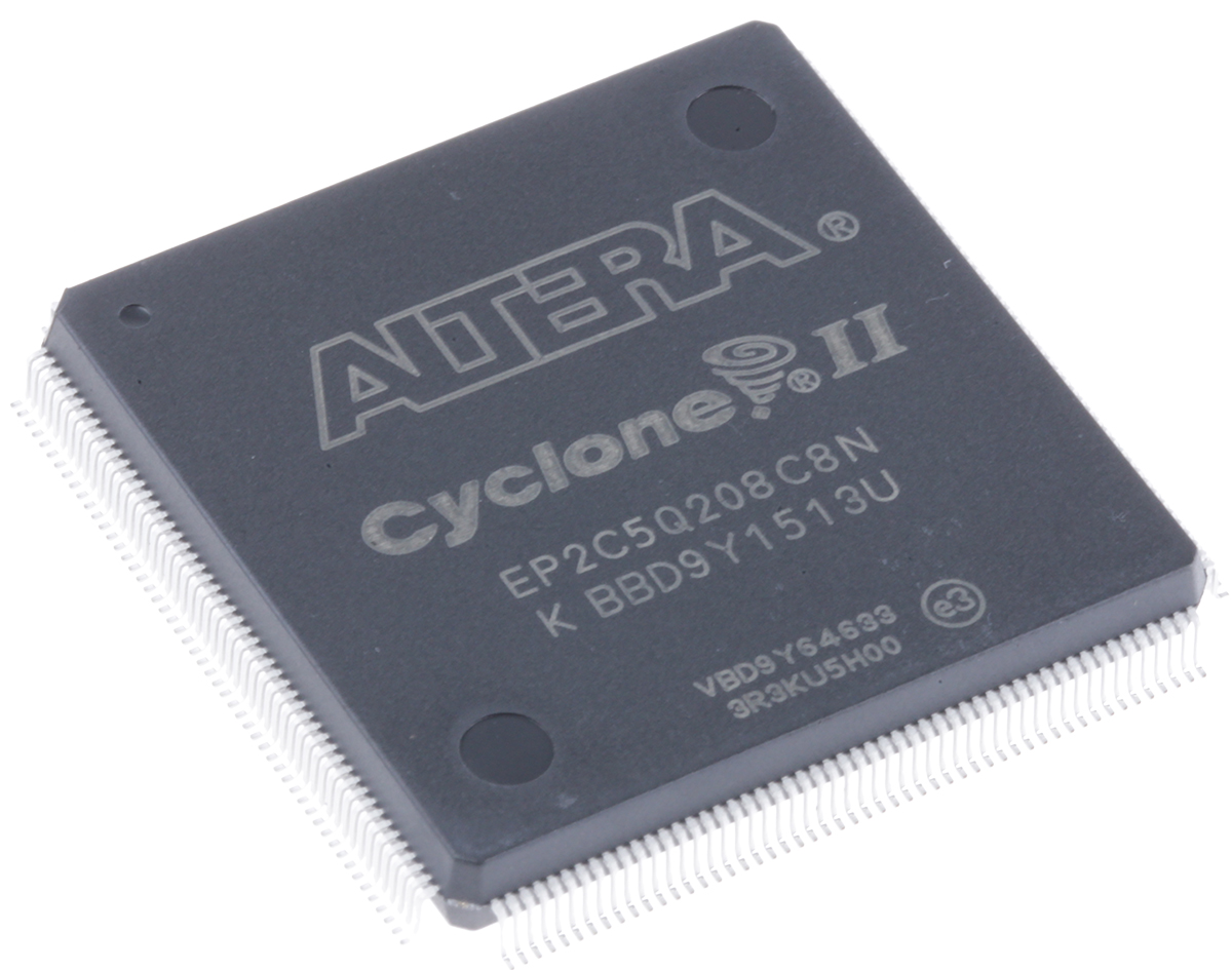 EP2C5Q208C8N | Altera, FPGA ファミリ:Cyclone II, 208-Pin EP2C5Q208C8N | Altera, FPGA ファミリ:Cyclone II, 208-Pin