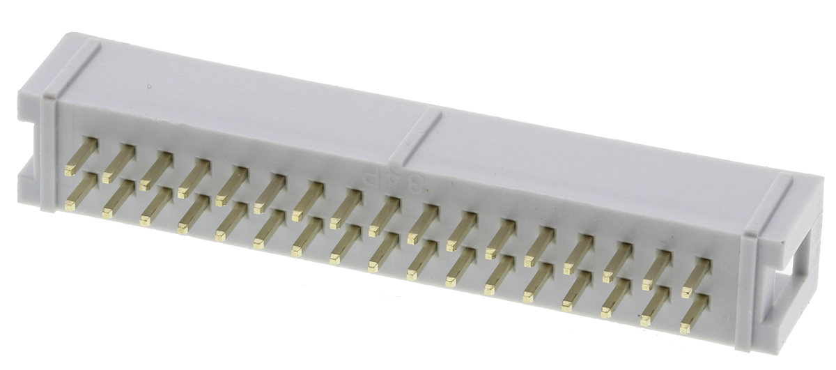 RS PRO ストレート 基板接続用ピンヘッダ 34極 2.54mm 2列