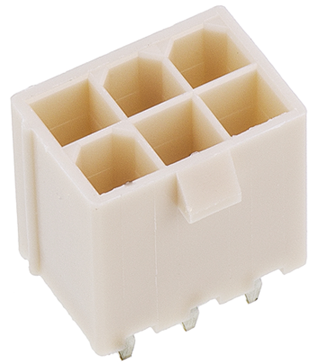 39-28-8060 | Molex Mini-Fit Jr. Series Straight Through Hole PCB Header, 6 Contact(s), 4.2mm Pitch, 2 Row(s), Shrouded | RS 39-28-8060 | Molex Mini-Fit Jr. Series Straight Through Hole PCB Header, 6 Contact(s), 4.2mm Pitch, 2 Row(s), Shrouded | RS