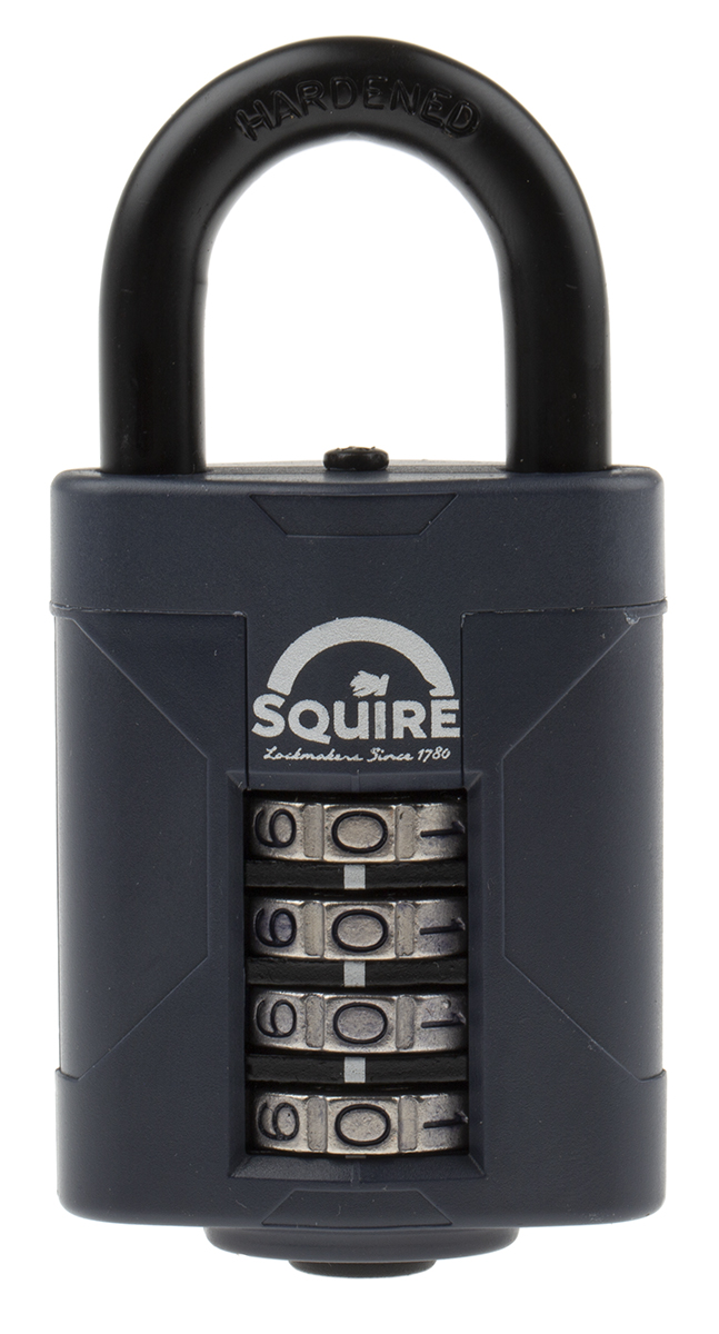 Squire 組み合わせ南京錠 シャックル径:8mm ダイキャスト合金 青