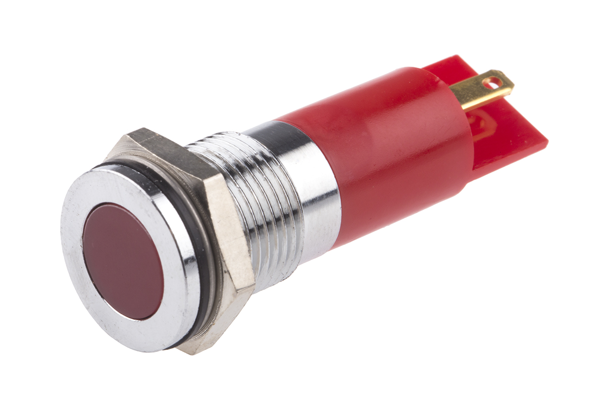 その他 Gghhhhhi RS PRO パイロットランプ, 6 → 36V dc, 赤, 実装ホールサイズ
