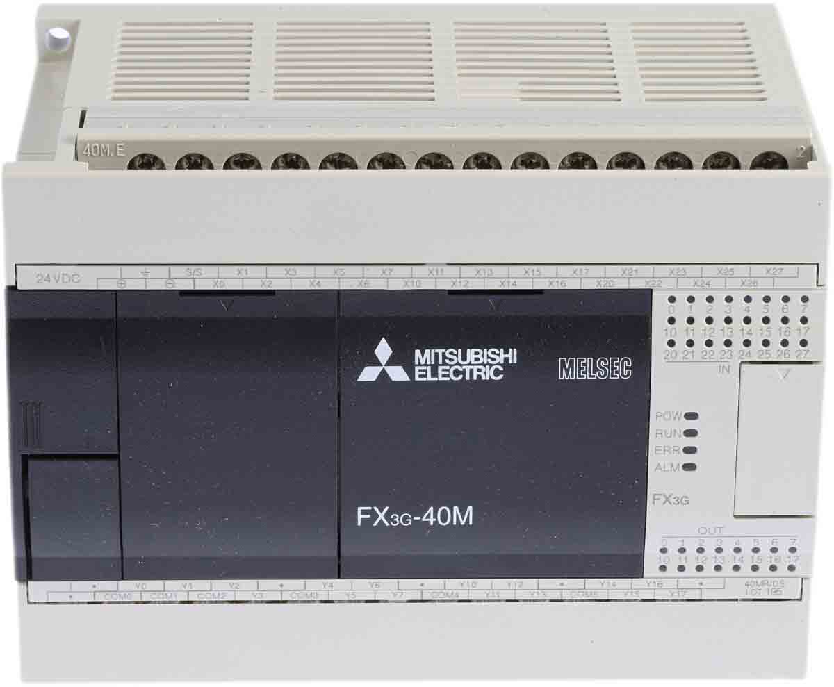 FX3G-40MR/DS | Mitsubishi Electric FX3G Series Logic Module, 12 → 24 V dc  Supply, Relay Output, 24-Input, Sink, Source Input | RS