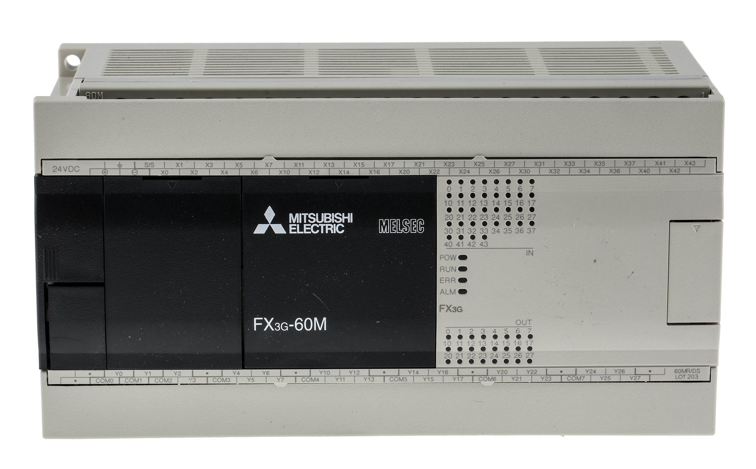 FX3G-60MR/DS | Mitsubishi Electric FX3G Series Logic Module, 12 → 24 V dc  Supply, Relay Output, 36-Input, Sink, Source Input | RS