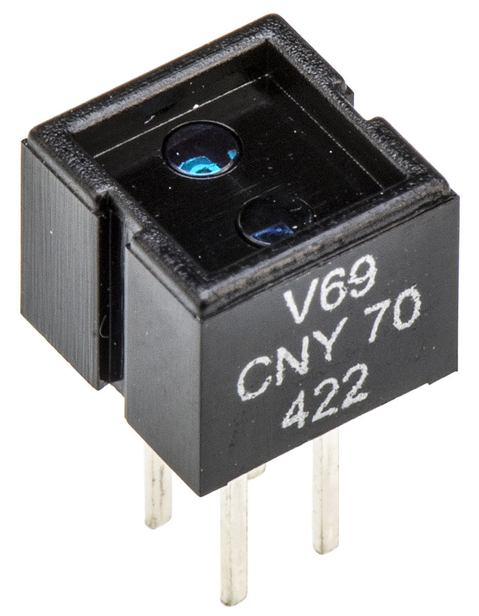 CNY70 Vishay, Through Hole Reflective Optical Sensor