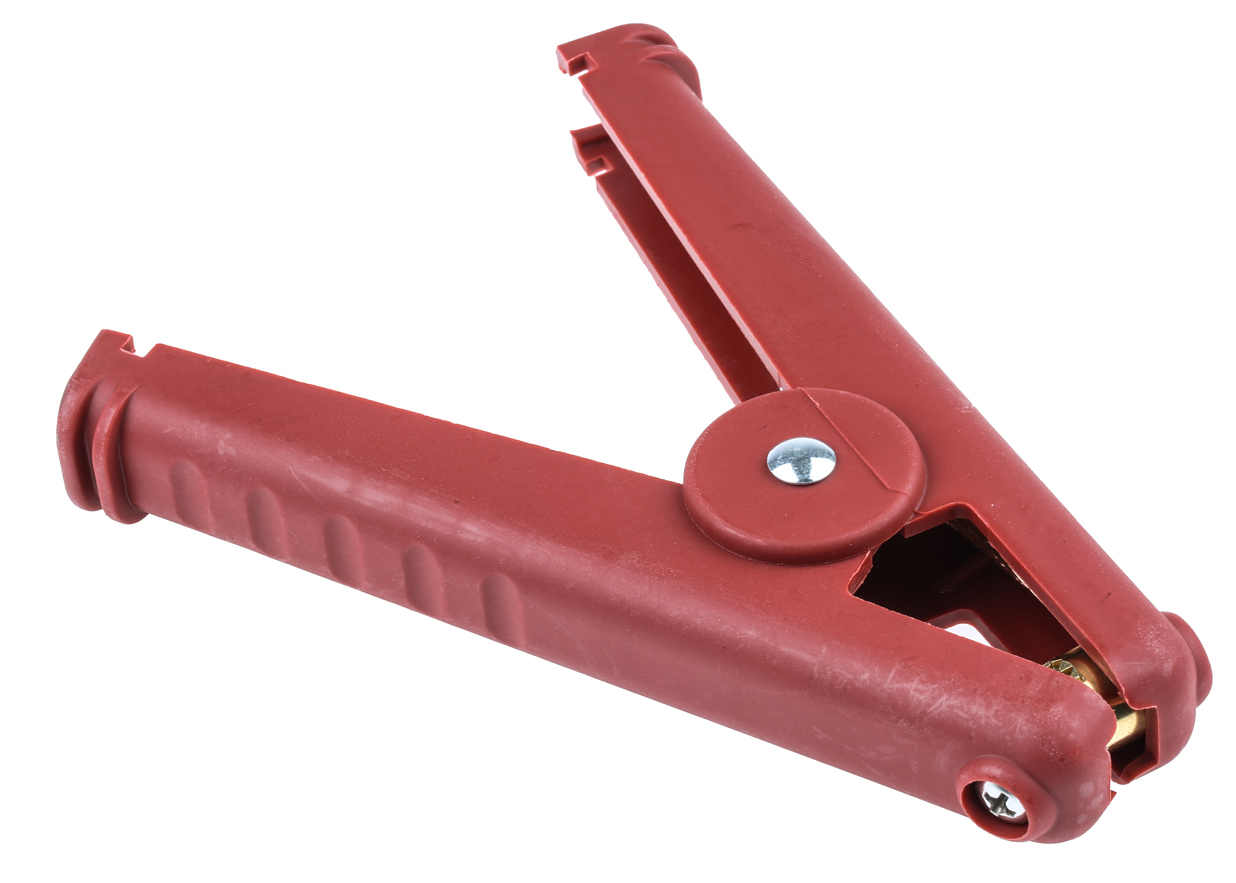 Mueller Electric Kupfer Krokodilklemme, 41mm, Rot isoliert, 400A