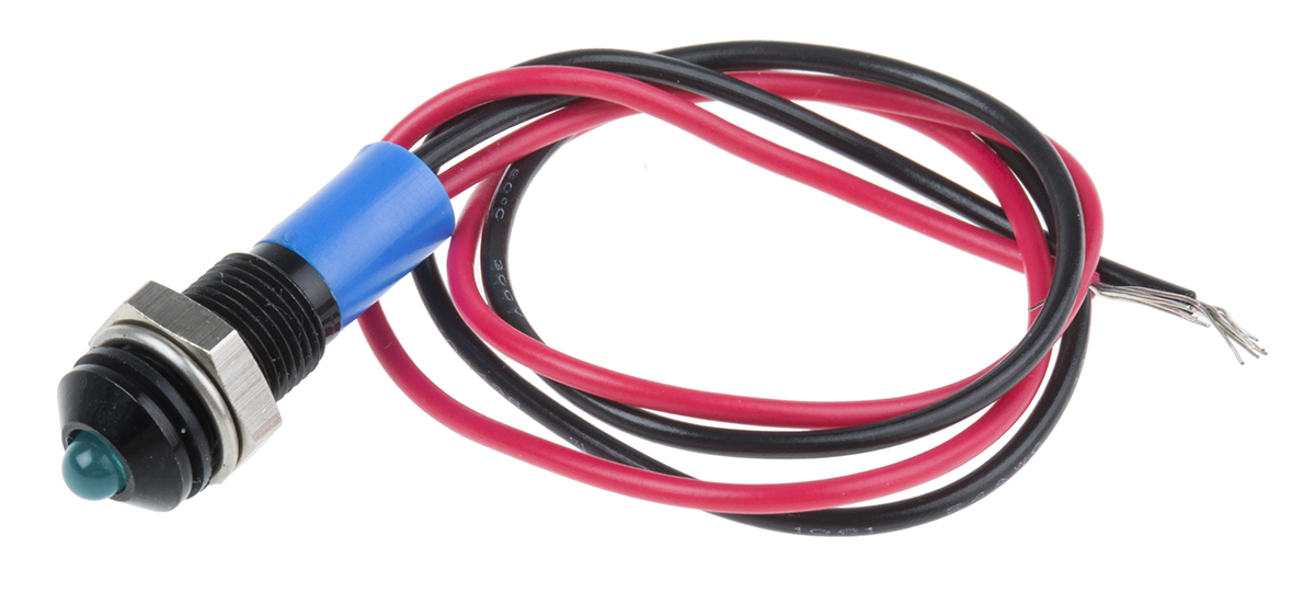 RS PRO パイロットランプ, 12V dc, 青, 実装ホールサイズ:6mm | RS