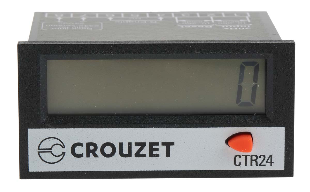 こん　3点商品 87622070 | Crouzet インパルス カウンタ カウンタ, 8 桁, 260 V
