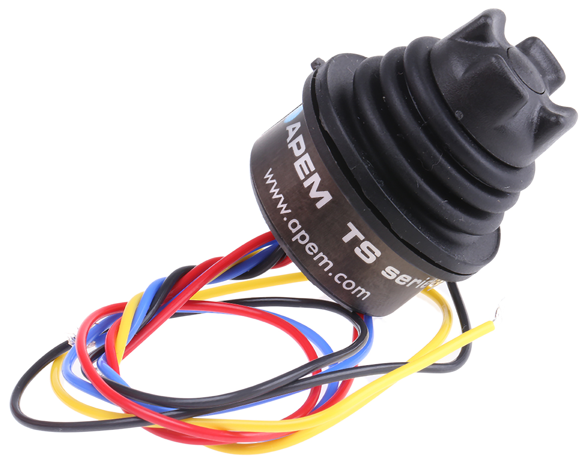 MAO　0206 TS-1D1U02A | APEM 1-Axis Joystick Switch Castle, Hall Effect