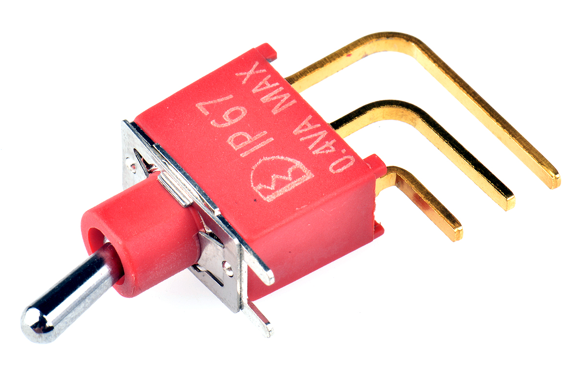 RS PRO トグルスイッチ, On-(On), SPDT, 400 mA @ 20 V dc, PCB | RS