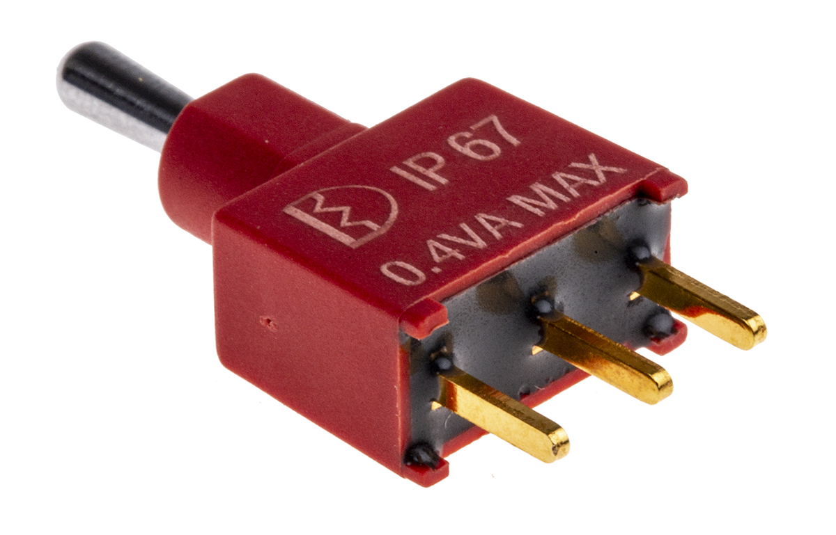 RS PRO トグルスイッチ, On-Off-On, SPDT, 400 mA @ 20 V dc