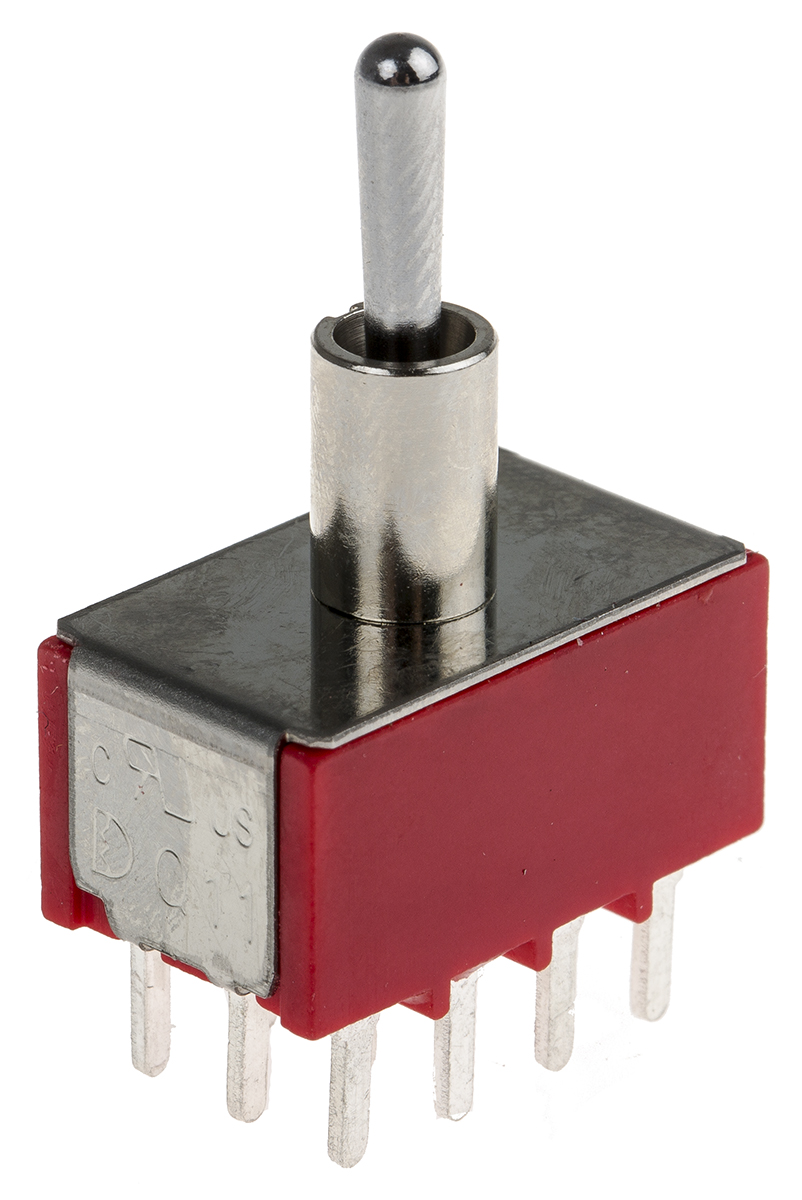 RS PRO トグルスイッチ, On-On-On, 4PDT, 5 A @ 250 V ac, PCB | RS