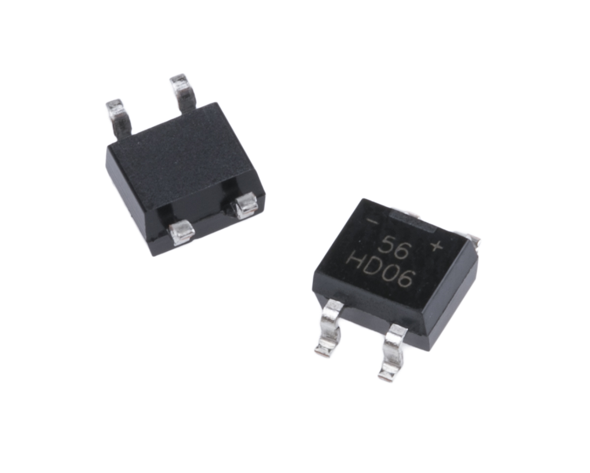 DiodesZetex 整流用 ブリッジダイオード 単相 800mA, 600V, 4.9