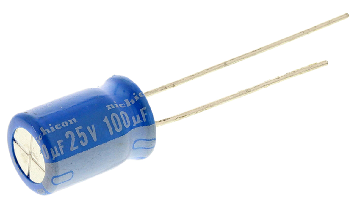 20-60代 人気ファッションブランド UBT1E101MPD8 ラジアル コンデンサ, dc 100μF,25V ニチコン | その他