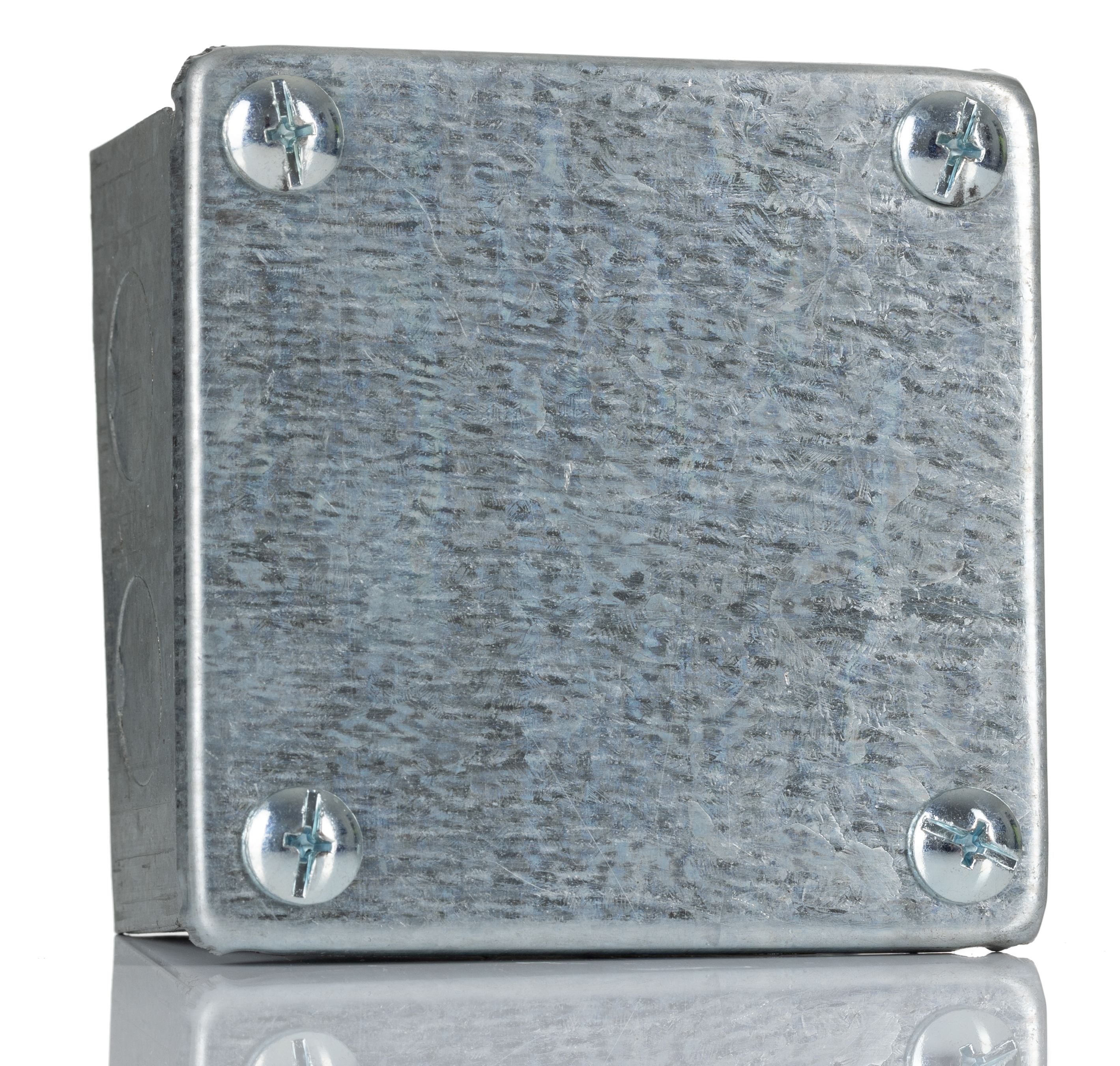 RS PRO Steel Galvanised Adaptable Box, 75mm x 75mm x 50mm RS PRO Steel Galvanised Adaptable Box, 75mm x 75mm x 50mm