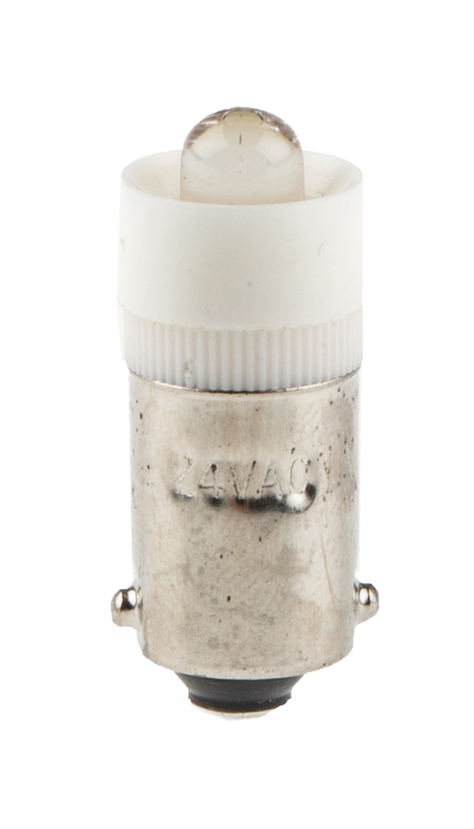 LE-BA9S-24W | JKL Components White LED Indicator Lamp, 24V