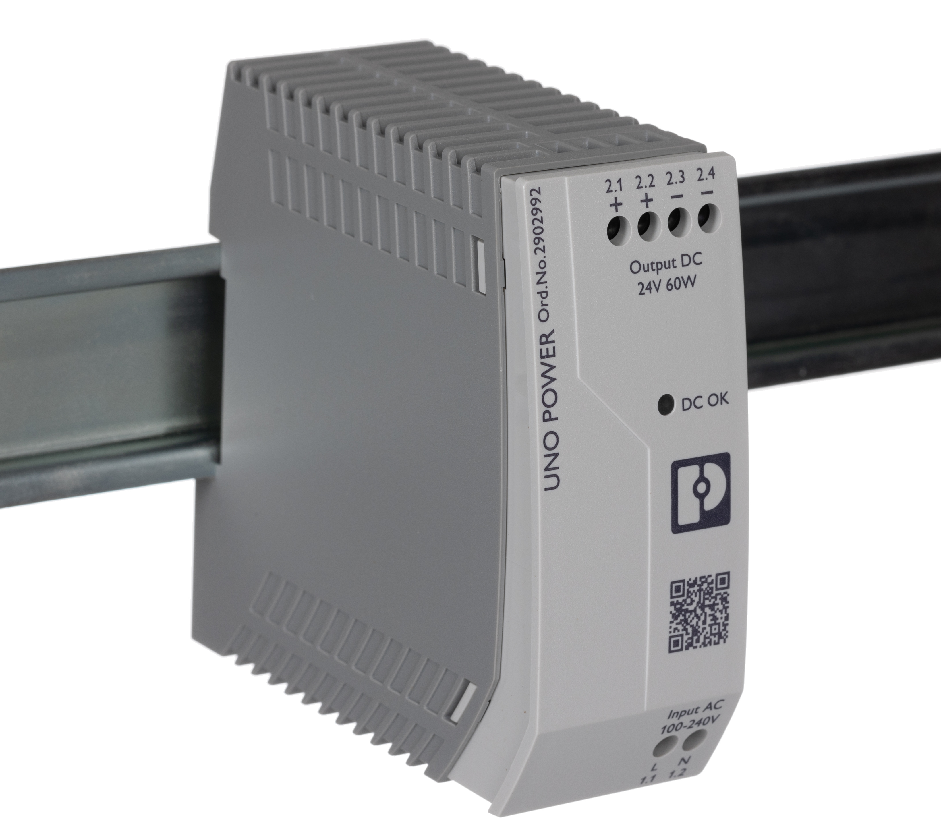 2902992 | Phoenix Contact UNO POWER Switched Mode DIN Rail 2902992 | Phoenix Contact UNO POWER Switched Mode DIN Rail