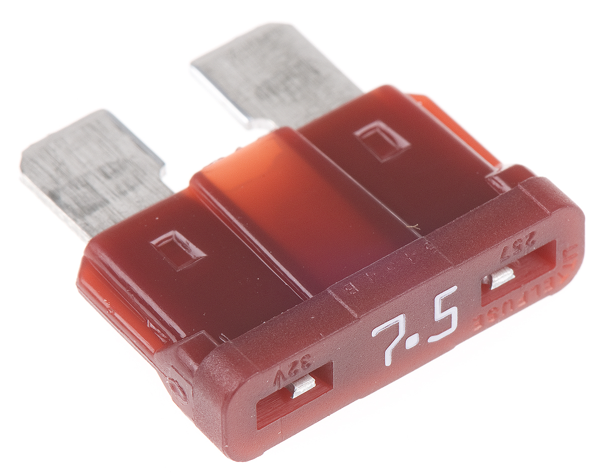 029707.5L | Littelfuse ブレード 車 ヒューズ 7.5A 32V dc | RS
