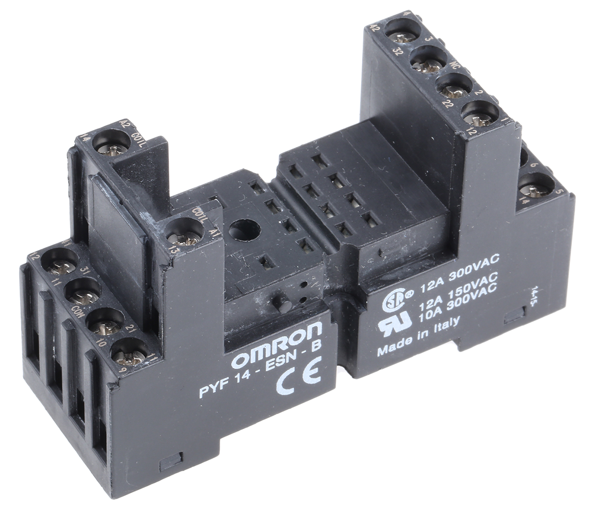 PYF14ESNB | Gniazdo przekaźnika do: MY2, MY4 Omron | RS
