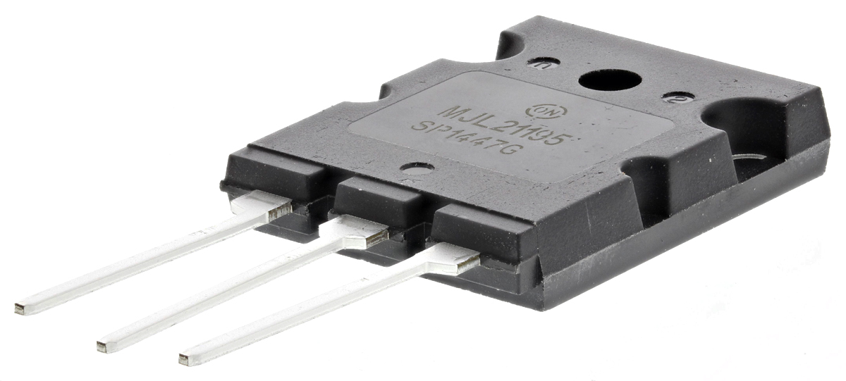 MJL21195G | onsemi PNP トランジスタ, -16 A, TO-264, スルー