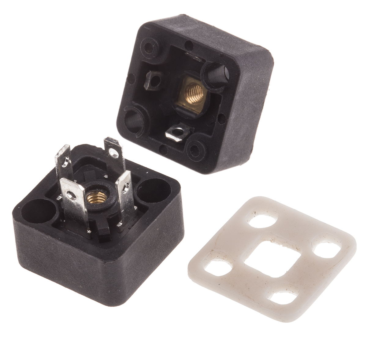 Solenoid Valve DIN 43650 Type A Plug Connector AC/DC Universal