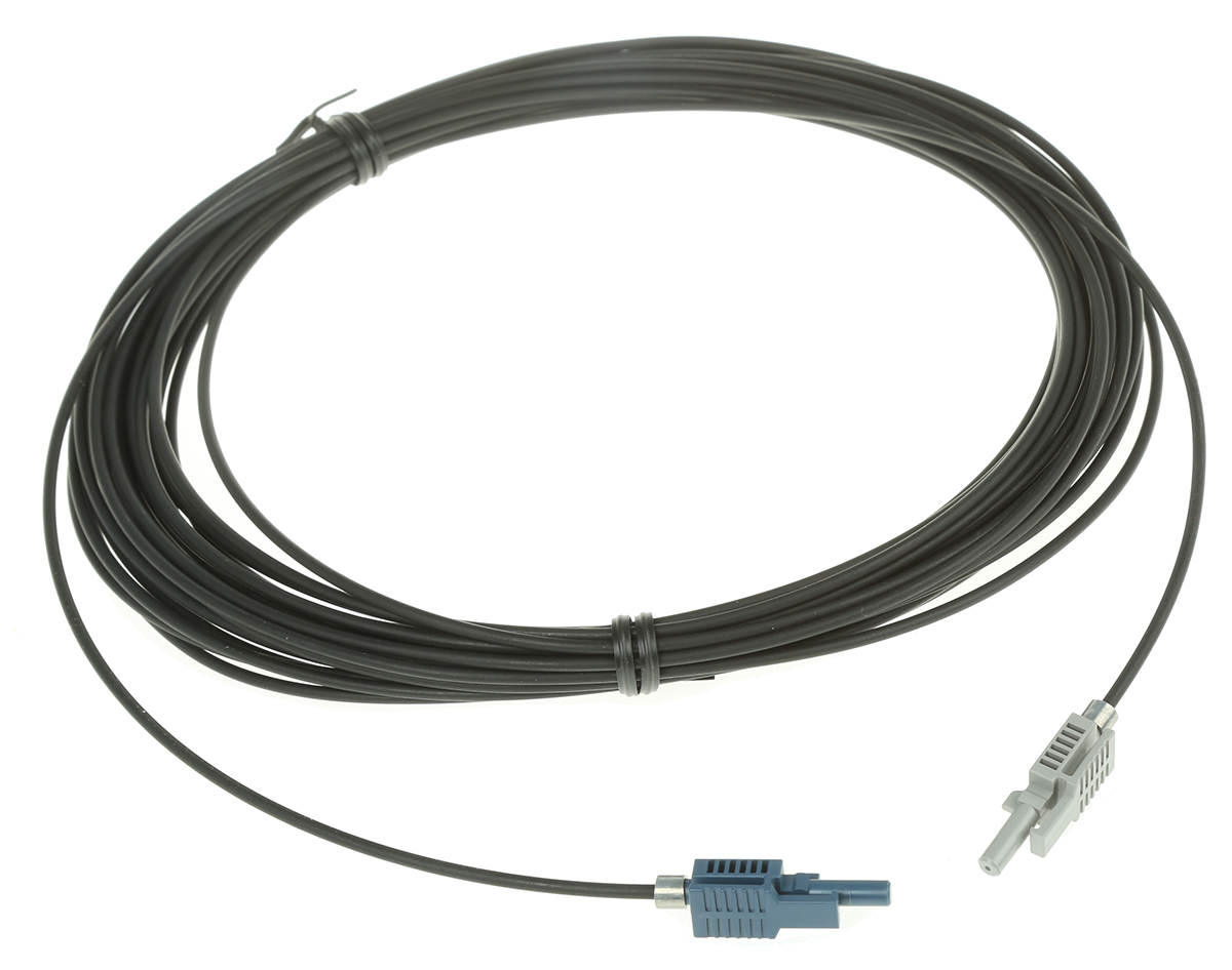 Broadcom 光ケーブル, 10m, 1芯, 黒, HFBR-RLS010Z | RS