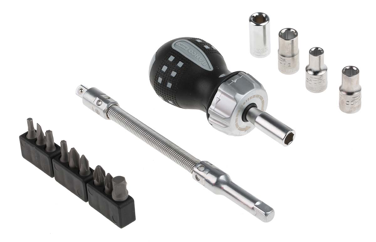 808050S 18 Bahco Driver Bit Set 18 Pieces Hexagon RS