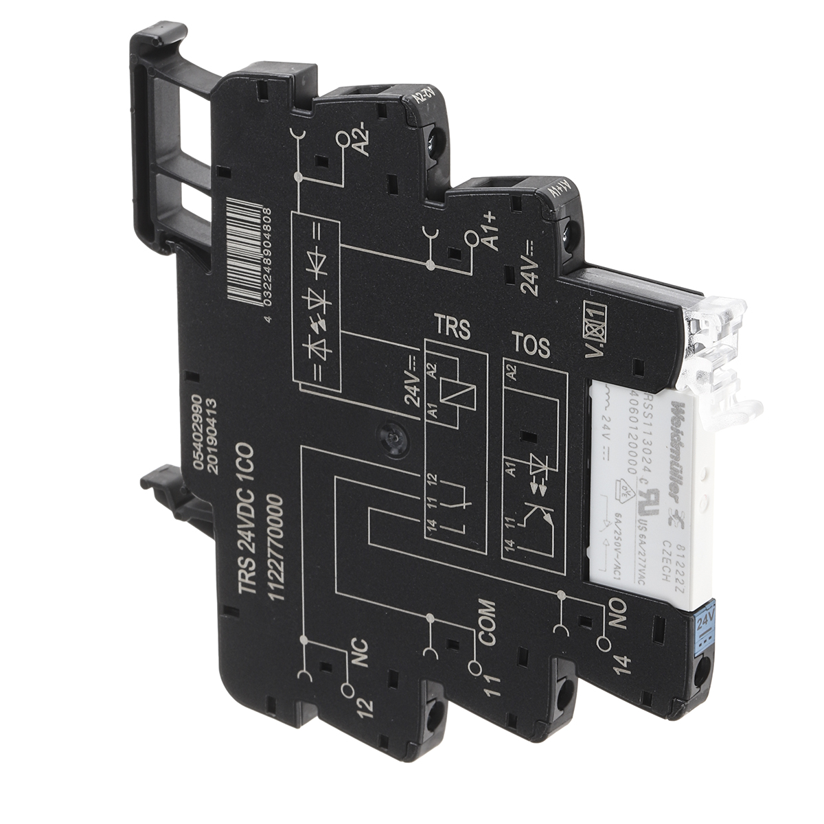 1122770000 | Weidmuller TRS Series Interface Relay, DIN Rail 1122770000 | Weidmuller TRS Series Interface Relay, DIN Rail