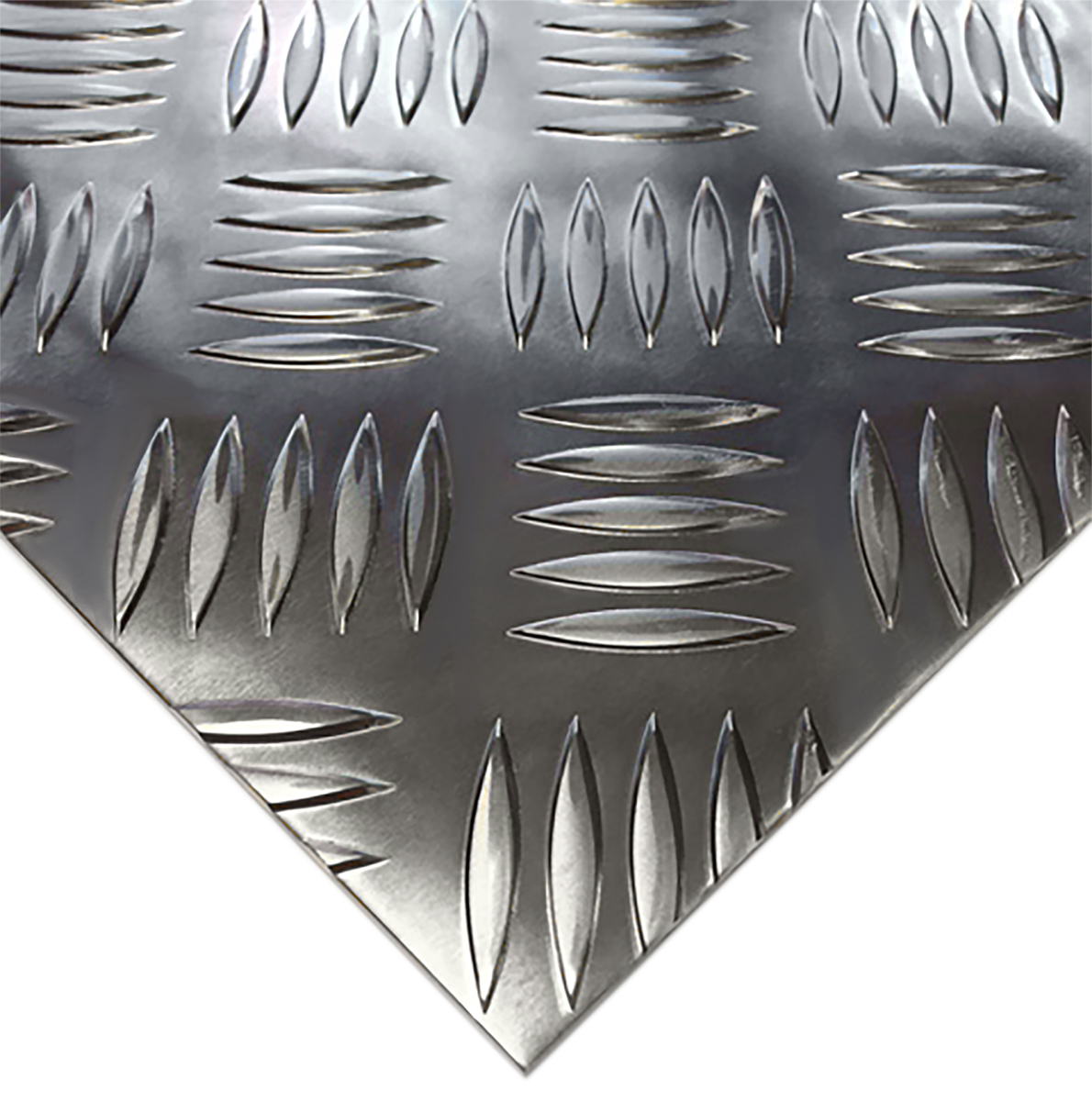 RS PRO Aluminium Checker Plate 2000mm x 1000mm 3mm Thick