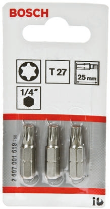 Bosch ドライバビット Torx T27 2607001619 | RS