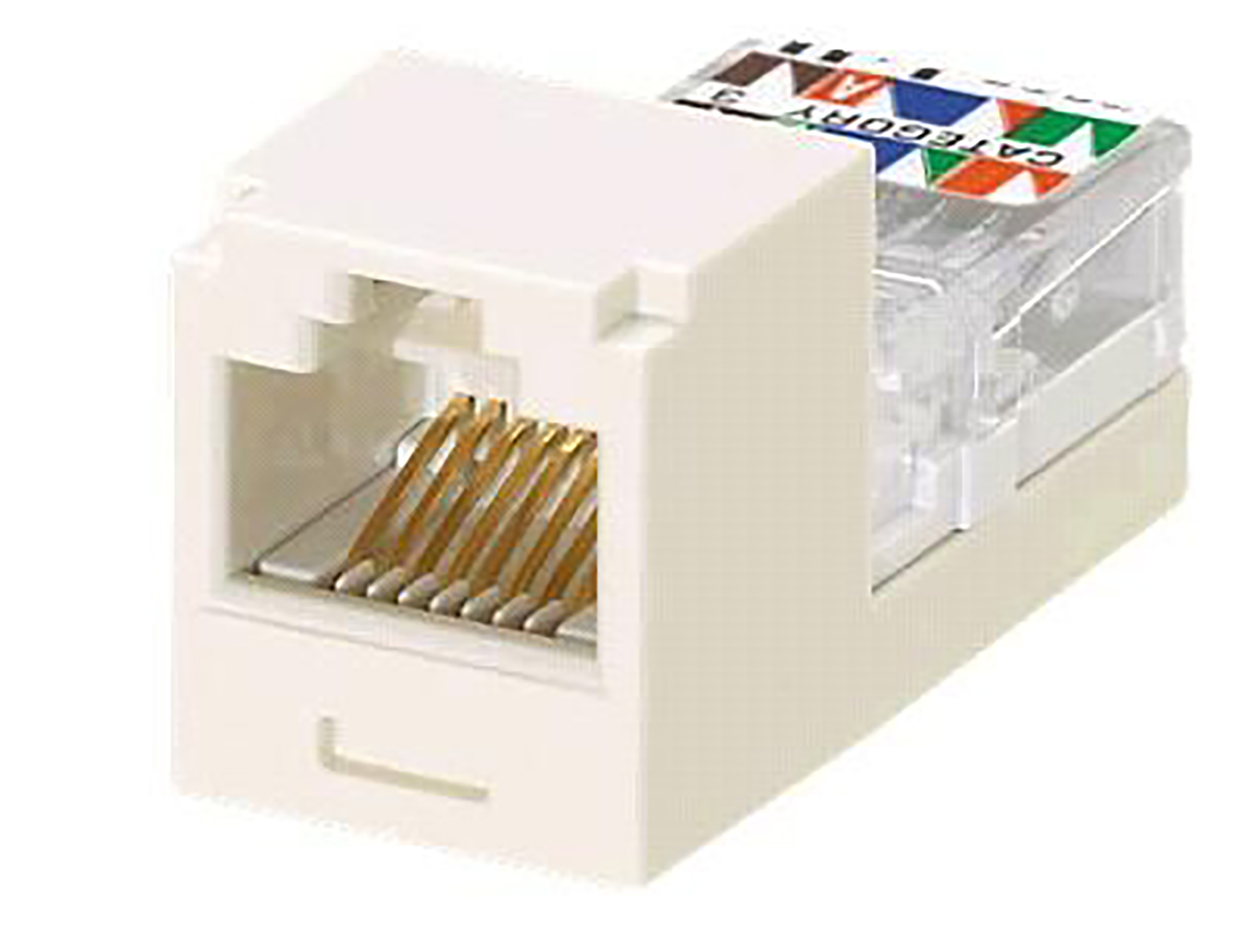 PCケーブル・コネクタ PANDUIT Cat5e RJ45 Panduit Netkey Cat5e RJ45 Universal Keystone | ShowMeCables.com