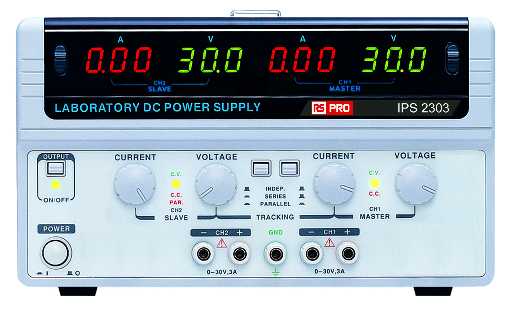 RS PRO ベンチ電源, 出力数：2, 0 → 30V, 3A | RS