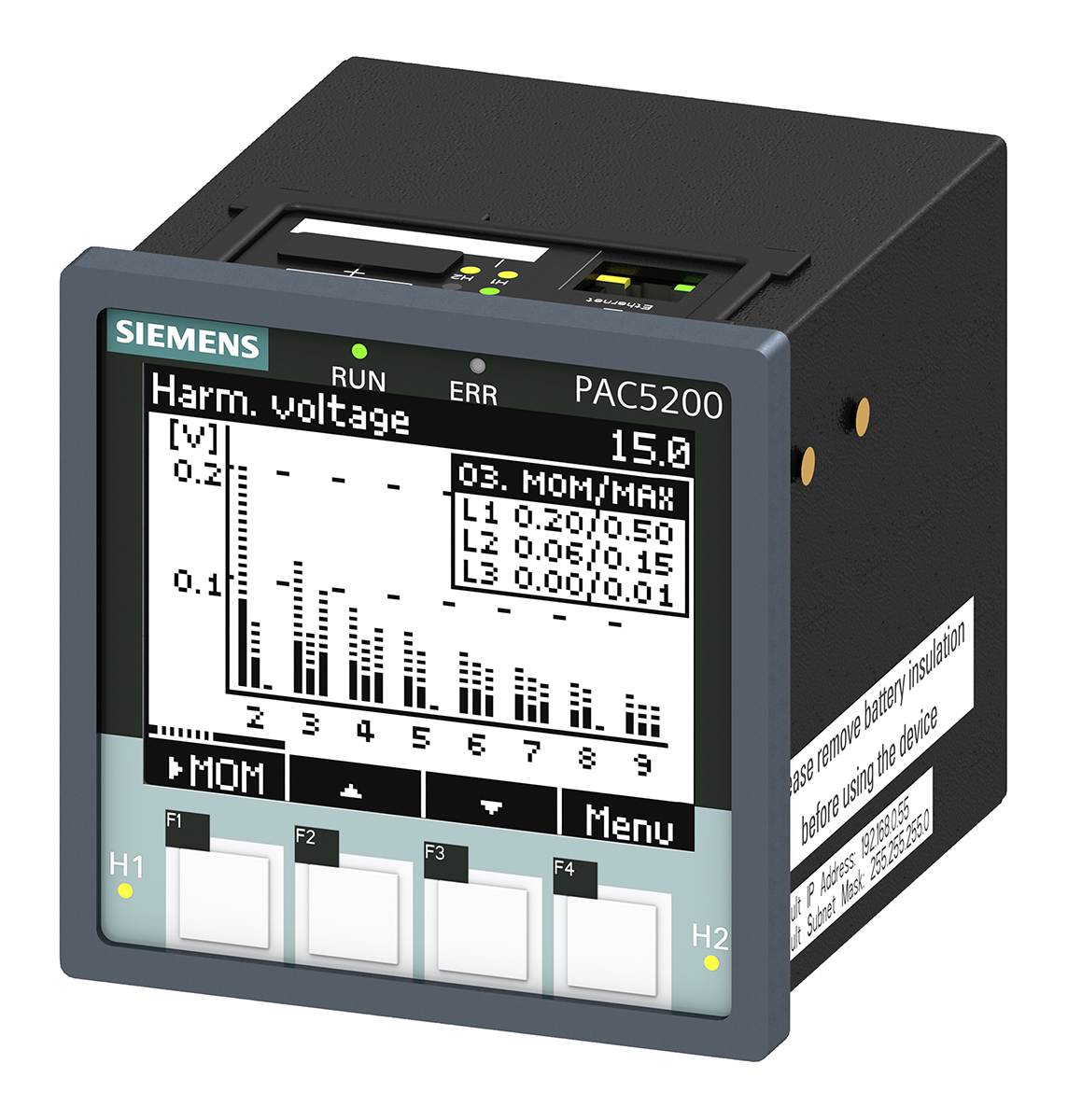 7KM5412-6BA00-1EA2 | Siemens 電力計, LCD, SENTRON PAC5200 7KM5412-6BA00-1EA2 | Siemens 電力計, LCD, SENTRON PAC5200