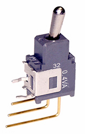 A12JV | NKK Switches トグルスイッチ, On-On, SPDT, 0.4VA
