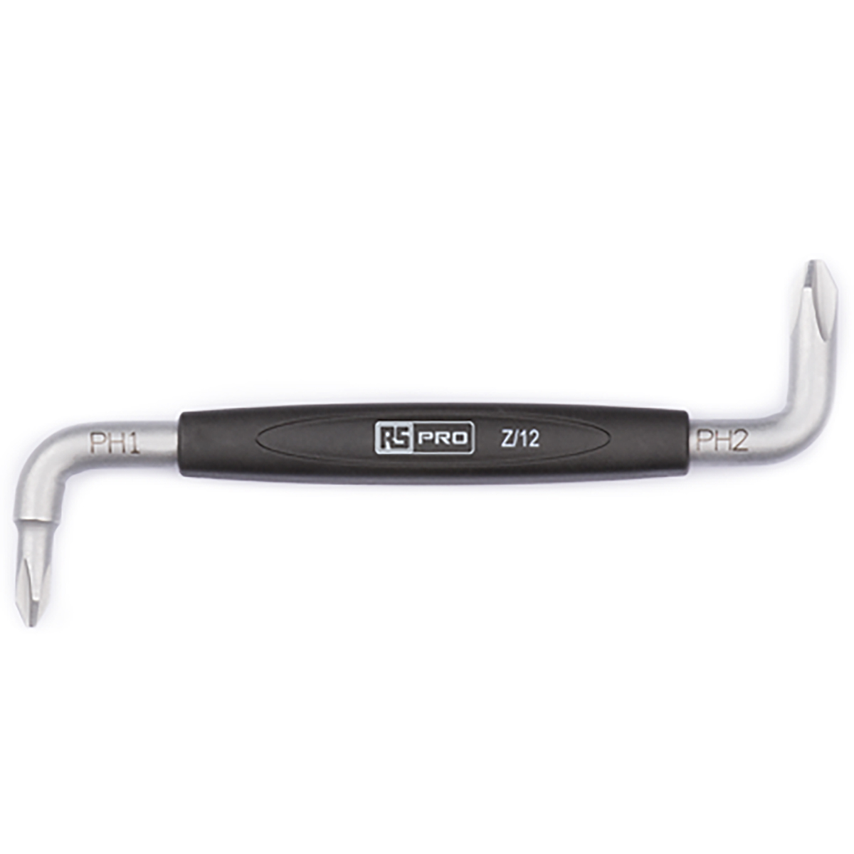 RS PRO Phillips Right Angle Screwdriver PH1 PH2 Tip 100 mm Blade RS