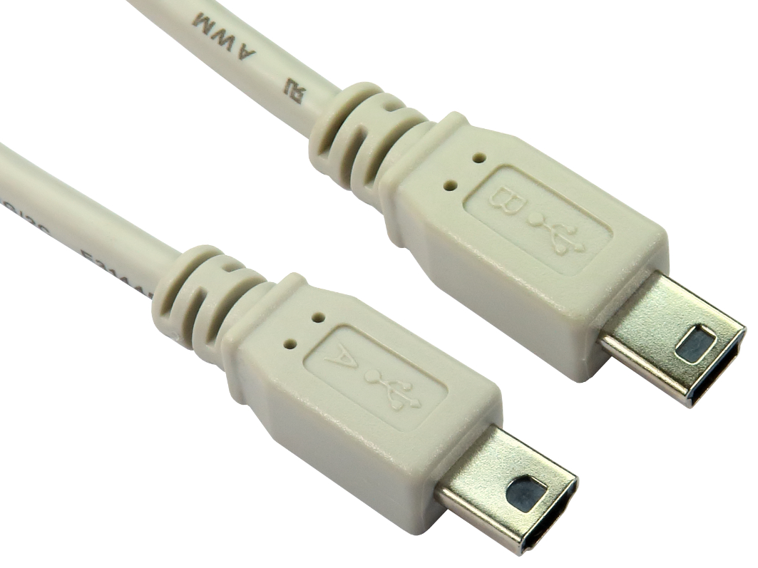 普遍的なUSBケーブル RS PRO USBケーブル, Mini USB A → Mini USB B, 1m, USB 2.0 | RS