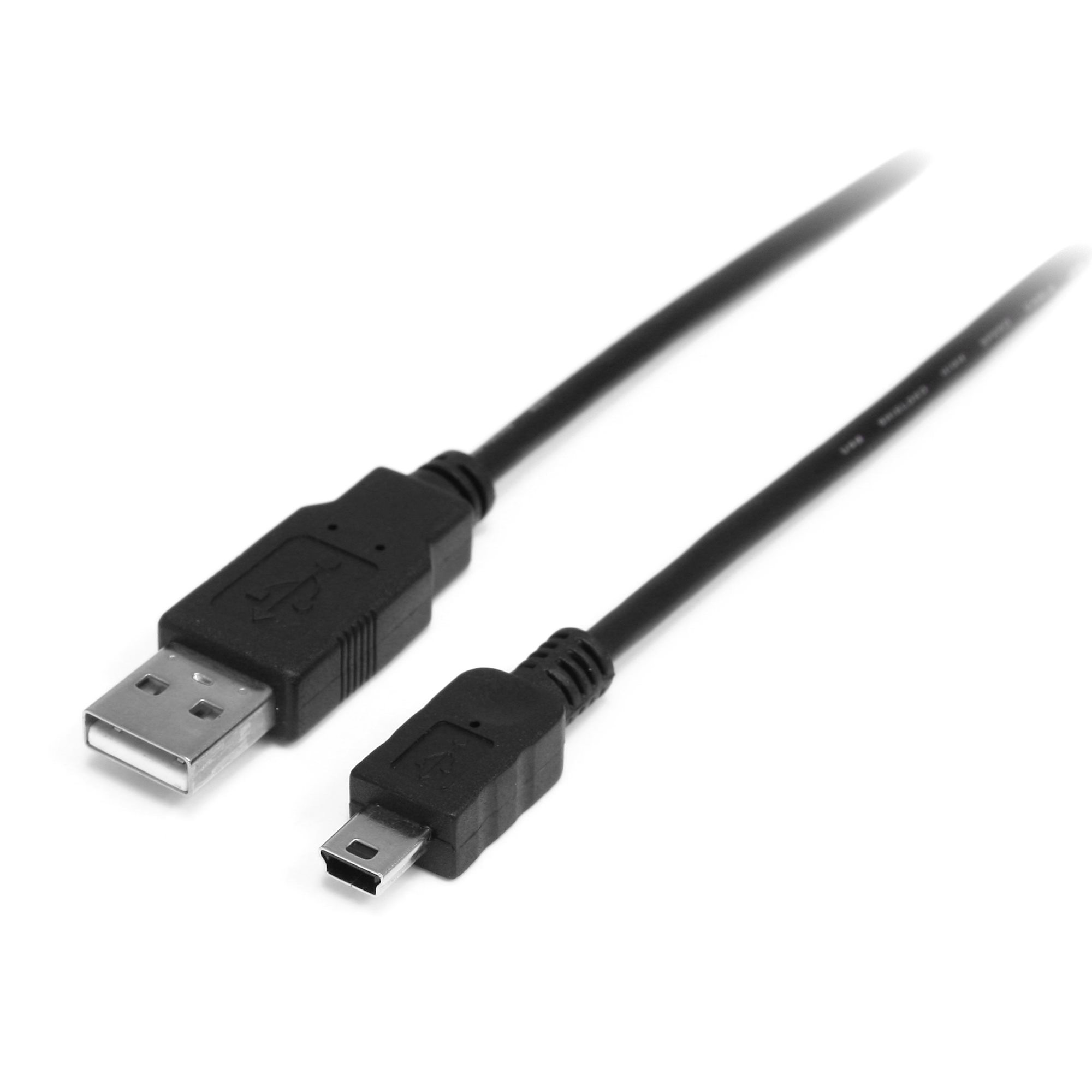 USB2HABM1M | StarTech.com USB 2.0, Male USB A to Male Mini