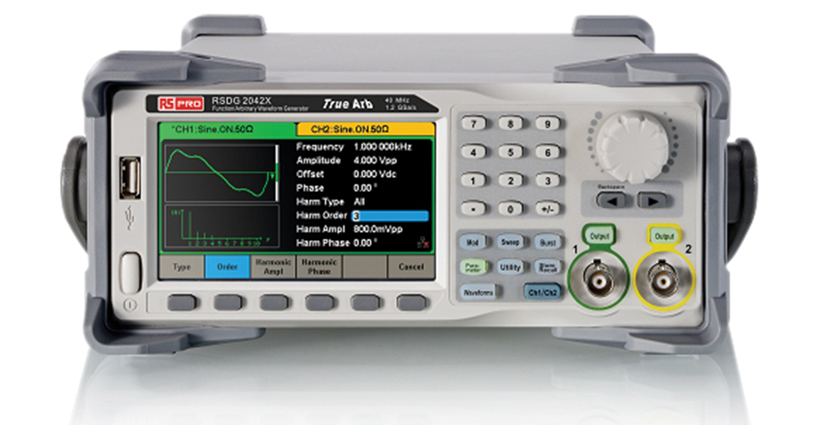 RS PRO 任意波形発生器, 30MHz, 150Msps, 1 μHz, USB | RS